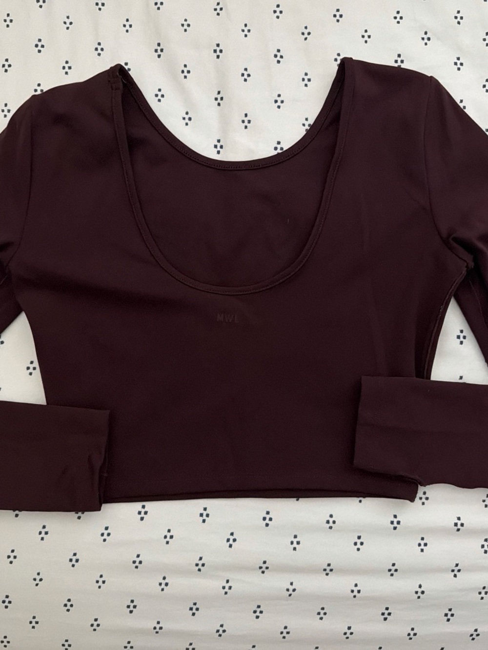Madewell Nude Scoop Neck Long Sleeve Top - Picture 7 of 7